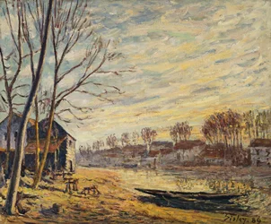 Die Werft in Matrat, 1889