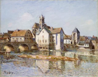 Die Brücke von Moret, 1892