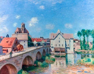 Die Brücke bei Moret, 1893