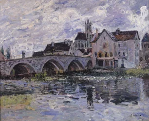 Die Brücke von Moret-sur-Loing, 1887