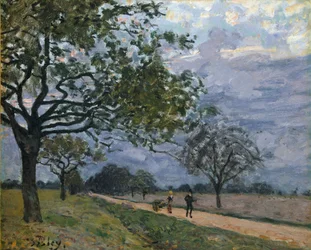 Die Straße von Versailles nach Louveciennes
