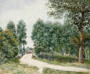 Der Saint-Mammes-Weg, Morgen, 1890