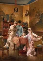 Die Besucher, 1881
