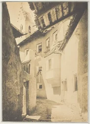 Eine Straße in Sterzing, Tirol