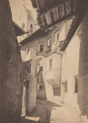 Eine Straße in Sterzing, Tirol