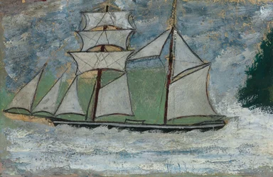 Ein Segelschiff
