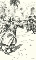 Mord an General Charles George Gordon durch die Mahdisten, Khartum, Sudan, 1885