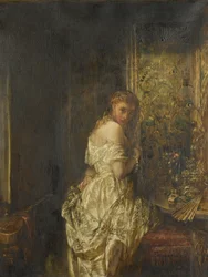 Frau in Weiß, 1872