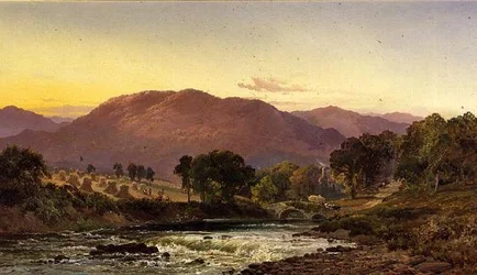 In der Nähe des Llangollen-Passes, Nordwales