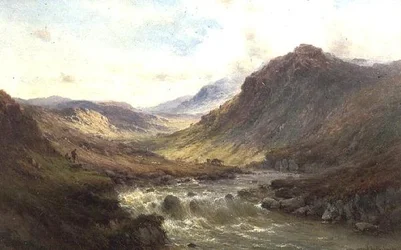 Die Wasserfälle bei Invergarry, Glen Till