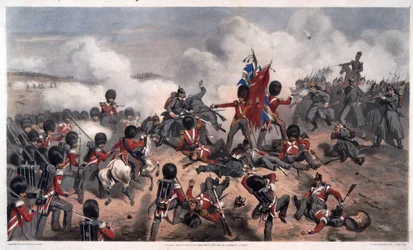 Szene aus der Schlacht an der Alma am 20. September