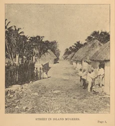 Straße auf der Insel Mugeres