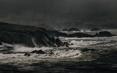 Klippen in der Nähe von Inch