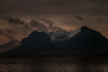 Der Lago Maggiore bei Morgengrauen, 2016
