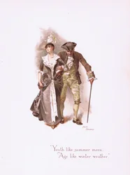 Jugend wie ein Sommermorgen, aus Some Old Love Songs, veröffentlicht von Hildesheimer & Faulkner, 1892
