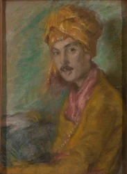 Goldener Turban