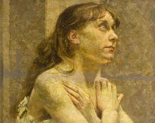 Betendes Mädchen