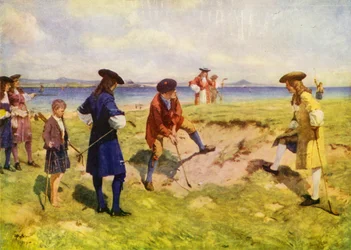 Das erste internationale Viererteam, Golfer im 17. Jahrhundert