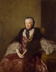 Porträt von Mrs. Mary Martin, 1761