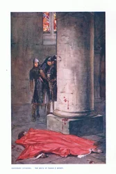 Canterbury Cathedral: Der Tod von Thomas A Beckett, Illustration aus 