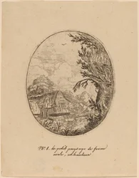 Hamlet zwischen den Bäumen, wahrscheinlich ca. 1645-1656