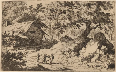 Verfallenes Häuschen, wahrscheinlich ca. 1645-1656