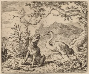 Der Wolf und der Kranich