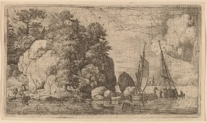 Zwei Boote auf einem breiten Fluss