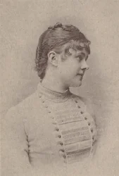 Lili Rupp, aus der Schauspielerinnen-Serie N67 zur Förderung von Virginia Brights Zigaretten für A..., ca. 1888