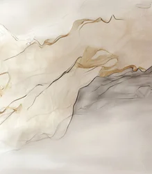 Abstrakter Goldener Fluss