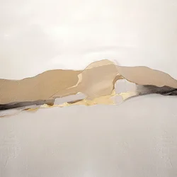 Goldene Abstrakte Landschaft