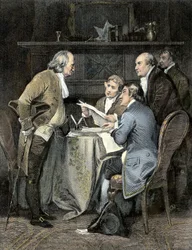 Entwurf der Unabhängigkeitserklärung 1776