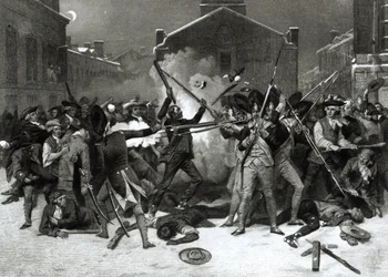 Das Massaker von Boston, 5. März 1770