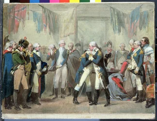 Washingtons Abschied von seinen Offizieren