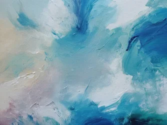 Abstrakte Blaue Gelassenheit
