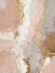 Rosa Goldene Abstraktion