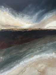 Goldener Horizont Wasser