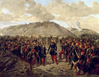 Krimkrieg (1853-1856): Marschall Patrice MacMahon mit den Zuaven in Malakoff
