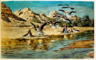 Illustration von Dinet aus 