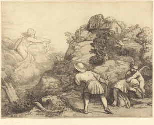 Allegorie des Bauern und des Glücks