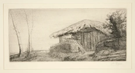 Bergerie sur le coteau (Schäfer)