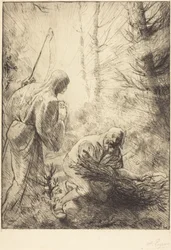 Der Tod und der Holzfäller, 2. Platte