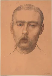 Kopf eines Mannes (Möglicherweise Porträt von Professor E.D. Adams)