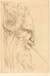 Kopf eines Satyrs