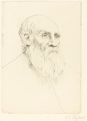 Kopf eines alten Mannes (Studie eines Kopfes)