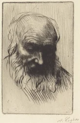 Kopf eines alten Mannes (Etude de tête)