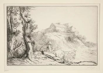 Der Bauernhof auf dem Hügel