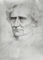 Porträt von Hector Berlioz (1803-69)