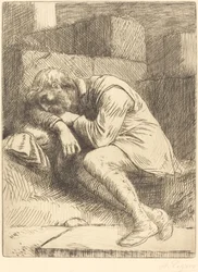 Schlafender Bettler