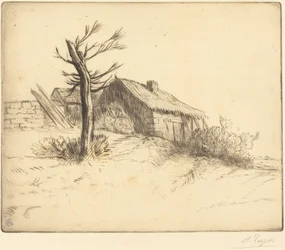 Reetgedecktes Cottage (Chaumiere)